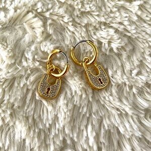 Michael Kors Padlock Drop Earring
